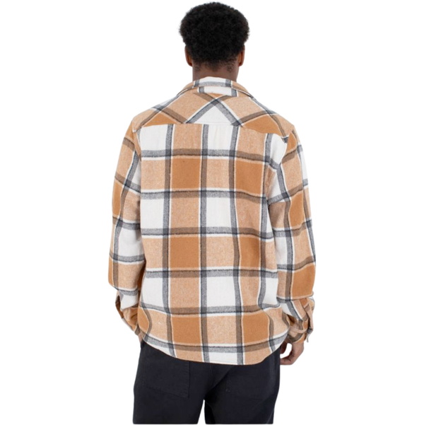 2026 Hurley Mens Ranger Flannel Shirt MVSEU00005 - Brown